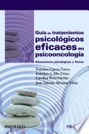 libro Guía De Tratamientos Psicológicos Eficaces En Psicooncología